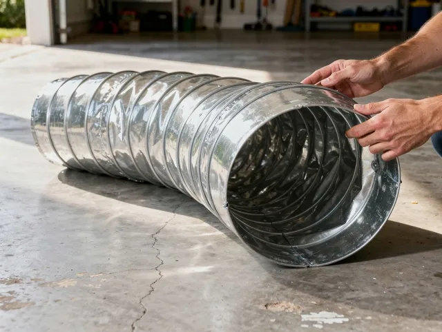 Montville Dryer Vent Cleaning specialist using advanced equipment for thorough duct cleaning in Montville