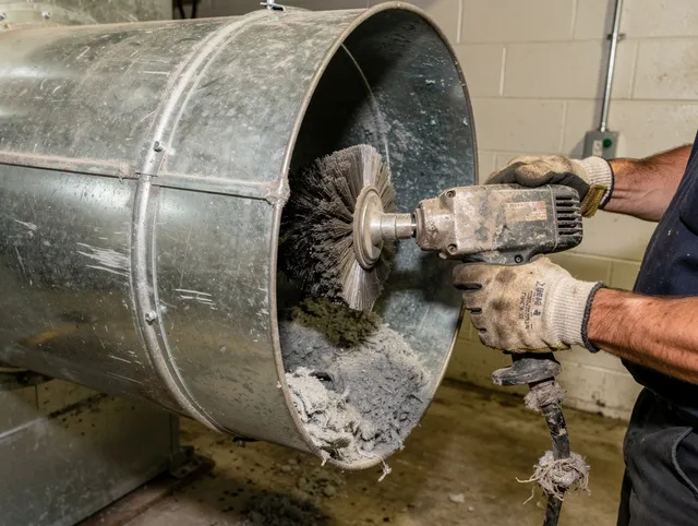 Industrial-grade dryer vent cleaning by Montville Dryer Vent Cleaning in Montville